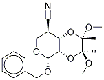 芐基4-氰基-4-脫氧-2,3-O-[(1S,2S)-1,2-二甲氧基-1,2-二甲基-1,2-乙二基]-beta-D-阿拉伯糖吡喃糖苷結(jié)構(gòu)式_1084896-40-1結(jié)構(gòu)式