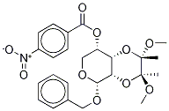 芐基2,3-O-[(1S,2S)-1,2-二甲氧基-1,2-二甲基-1,2-乙二基]-4-硝基苯甲酰-alpha-L-吡喃木糖苷結(jié)構(gòu)式_1084896-42-3結(jié)構(gòu)式