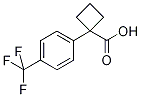 1-[4-(Trifluoromethyl)phenyl]cyclobutanecarboxylic acid Structure,1086379-78-3Structure