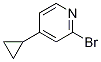 2-Bromo-4-cyclopropylpyridine Structure,1086381-39-6Structure