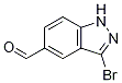 3-Bromo-1h-indazole-5-carbaldehyde Structure,1086391-08-3Structure