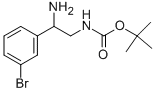 [2-Amino-2-(3-bromo-phenyl)-ethyl]-carbamic acid tert-butyl ester Structure,1086392-07-5Structure