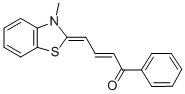 (2E,4z)-4-(3-methyl-1,3-benzothiazol-2(3h)-ylidene)-1-phenylbut-2-en-1-one Structure,108717-10-8Structure