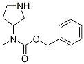 Methyl-pyrrolidin-3-yl-carbamic acid benzyl ester Structure,1087329-67-6Structure