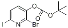 2-Bromo-6-iodopyridin-3-yl tert-butyl carbonate Structure,1087659-26-4Structure