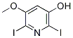 2,6-Diiodo-5-methoxypyridin-3-ol Structure,1087659-27-5Structure