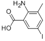 2-Amino-5-iodo-3-methylbenzenecarboxylic acid Structure,108857-24-5Structure