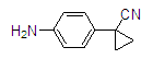 1-(4-Aminophenyl)cyclopropanecarbonitrile Structure,108858-86-2Structure