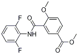 Methyl 3-(2,6-difluorophenylcarbamoyl)-4-methoxybenzoate Structure,1089278-51-2Structure