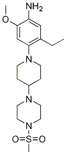 5-Ethyl-2-methoxy-4-(4-(4-(methylsulfonyl)piperazin-1-yl)piperidin-1-yl)aniline Structure,1089282-91-6Structure