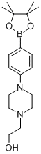 4-[4-(4,4,5,5-Tetramethyl-1,3,2-dioxaborolan-2-yl)phenyl]-1-piperazineethanol Structure,1089686-81-6Structure