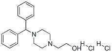 4-(Diphenylmethyl)-1-piperazineethanol dihydrochloride Structure,108983-83-1Structure