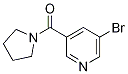 3-Bromo-5-(pyrrolidinocarbonyl)pyridine Structure,1090388-79-6Structure