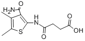 N-(3-carbamoyl-4,5-dimethyl-thiophen-2-yl)-succinamic acid Structure,109164-38-7Structure