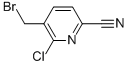 2-Pyridinecarbonitrile, 5-(bromomethyl)-6-chloro- Structure,1092114-91-4Structure