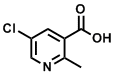 3-Pyridinecarboxylic acid, 5-chloro-2-methyl- Structure,1092286-30-0Structure