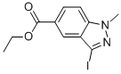 3-Iodo-1-methyl-1h-indazole-5-carboxylic acid ethyl ester Structure,1092351-68-2Structure