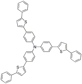 Tris(4-(5-phenylthiophen-2-y l)phenyl)amine Structure,1092356-36-9Structure