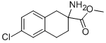 2-Amino-6-chloro-1,2,3,4-tetrahydro-naphthalene-2-carboxylic acid methyl ester Structure,1092519-17-9Structure