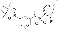 2,4-Difluoro-n-[5-(4,4,5,5-tetramethyl-1,3,2-dioxaborolan-2-yl)-3-pyridinyl]benzenesulfonamide Structure,1092565-35-9Structure