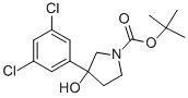 Tert-butyl 3-(3,5-dichlorophenyl)-3-hydroxypyrrolidin-1-carboxylate Structure,1092573-67-5Structure