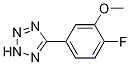 5-(4-Fluoro-3-methoxyphenyl)-2h-tetrazole Structure,1092657-05-0Structure