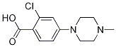 2-Chloro-4-(4-methyl-1-piperazinyl)benzoic acid Structure,1092770-25-6Structure