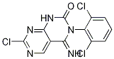 7-Chloro-3-(2,6-dichlorophenyl)-4-imino-3,4-dihydropyrimido[4,5-d]pyrimidin-2(1h)-one Structure,1092793-97-9Structure