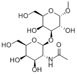 Methyl 6-O-(2-Acetamido-2-Deoxyhexopyranosyl)Hexopyranoside Structure,109303-71-1Structure