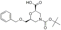 (2R,6s)-6-(benzyloxymethyl)-4-(tert-butoxycarbonyl)morpholine-2-carboxylic acid Structure,1093085-91-6Structure