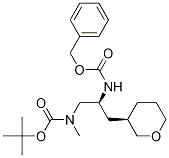 Tert-butyl((s)-2-(((benzyloxy)carbonyl)amino)-3-((r)-tetrahydro-2h-pyran-3-yl)propyl)(methyl)carbamate Structure,1093869-20-5Structure