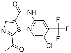 2-Acetyl-n-(5-chloro-4-(trifluoromethyl)pyridin-2-yl)thiazole-5-carboxamide Structure,1095825-46-9Structure