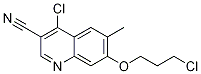 4-Chloro-7-(3-chloropropoxy)-6-methyl-3-quinolinecarbonitrile Structure,1096120-30-7Structure