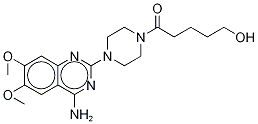 1-[4-(4-Amino-6,7-dimethoxy-2-quinazolinyl)-1-piperazinyl]-5-hydroxy-1-pentanone Structure,109678-71-9Structure