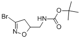 (3-Bromo-4,5-dihydro-isoxazol-5-ylmethyl)-carbamic acid tert-butyl ester Structure,109770-82-3Structure