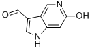 6-Hydroxy-1h-pyrrolo[3,2-c]pyridine-3-carbaldehyde Structure,1098024-46-4Structure