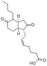 11-Deoxy-13,14-dihydro-15-keto-11beta,16chi-cycloprostaglandin e2 Structure,109826-53-1Structure