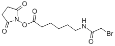 6-[(2-Bromoacetyl)amino]-hexanoic acid 2,5-dioxo-1-pyrrolidinyl ester Structure,109880-16-2Structure