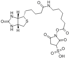 Sulphosuccinimidyl-6-(biotinamido)hexanoate Structure,109940-19-4Structure