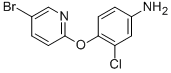 4-[(5-Bromo-2-pyridinyl)oxy]-3-chlorobenzenamine Structure,1099631-28-3Structure