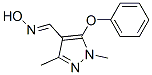 1,3-Dimethyl-5-phenoxy-4-pyrazole formaldoxime Structure,110035-28-4Structure