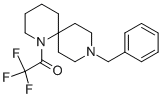 2,2,2-Trifluoro-1-[9-(phenylmethyl)-1,9-diazaspiro[5.5]undec-1-yl]-ethanone Structure,1100748-65-9Structure