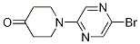 2-Bromo-5(4-piperidinone-1-yl)pyrazine Structure,1100752-74-6Structure