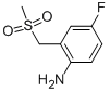 4-Fluoro-2-[(methylsulfonyl)methyl]Benzenamine Structure,1101063-17-5Structure