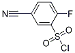 5-Cyano-2-fluorobenzene-1-sulfonyl chloride Structure,1101120-80-2Structure