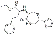 (2S,6R)-6-[[(1S)-1-乙氧羰基]-3-苯基丙基]氨基-2-(2-噻吩基)-1,4-硫氮雜卓-5-酮結(jié)構(gòu)式_110143-57-2結(jié)構(gòu)式