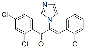 2-Propen-1-one, 3-(2-chlorophenyl)-1-(2,4-dichlorophenyl)-2-(1h-imidazol-1-yl)- Structure,110241-50-4Structure