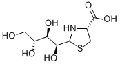 2-(d-aRabino-TetraHydroxybutyl)-4(r)-1,3-thiazolidine-4-carboxylic acid Structure,110270-13-8Structure