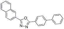 2-Naphthalen-2-yl-5-(4-phenylphenyl)-1,3,4-oxadiazole Structure,1103-59-9Structure