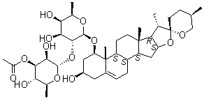 麥冬皂苷A結(jié)構(gòu)式_11054-24-3結(jié)構(gòu)式